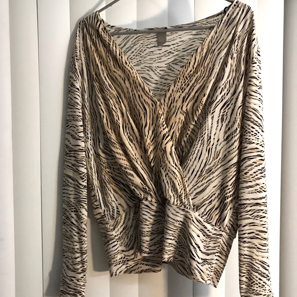 Animal Print Blouse.
